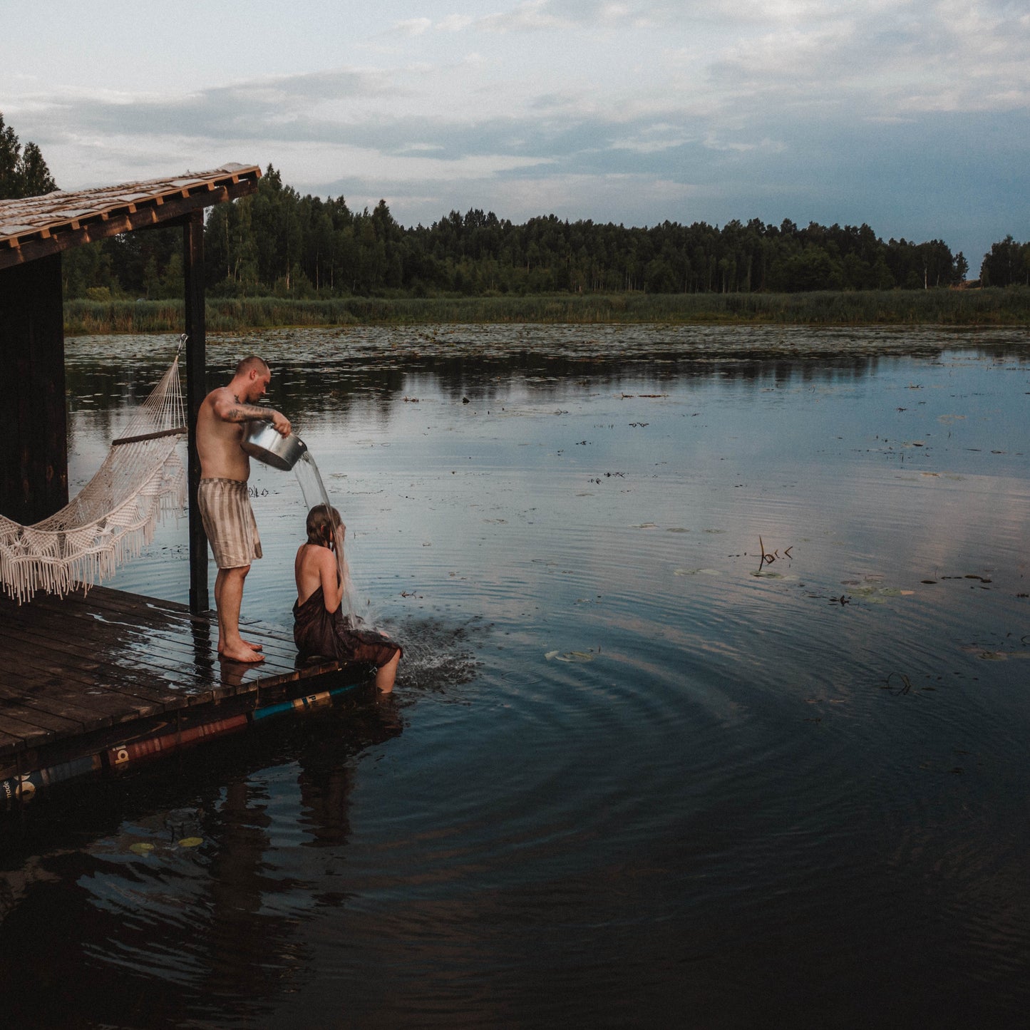Nakts OGLĒ ar pirts rituālu diviem