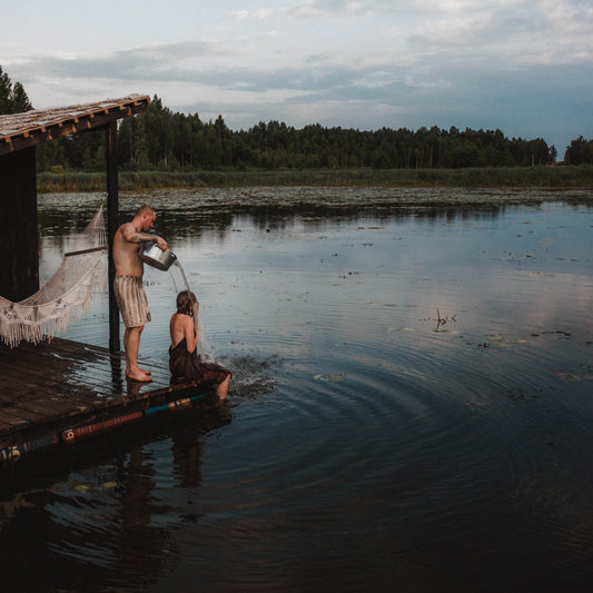 Nakts OGLĒ ar pirts rituālu diviem